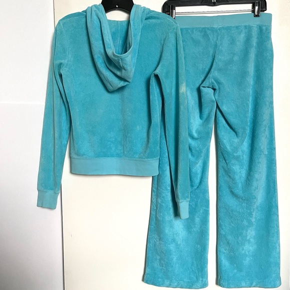 Vintage Y2K Juicy Couture blue velour tracksuit - Picture 6 of 16